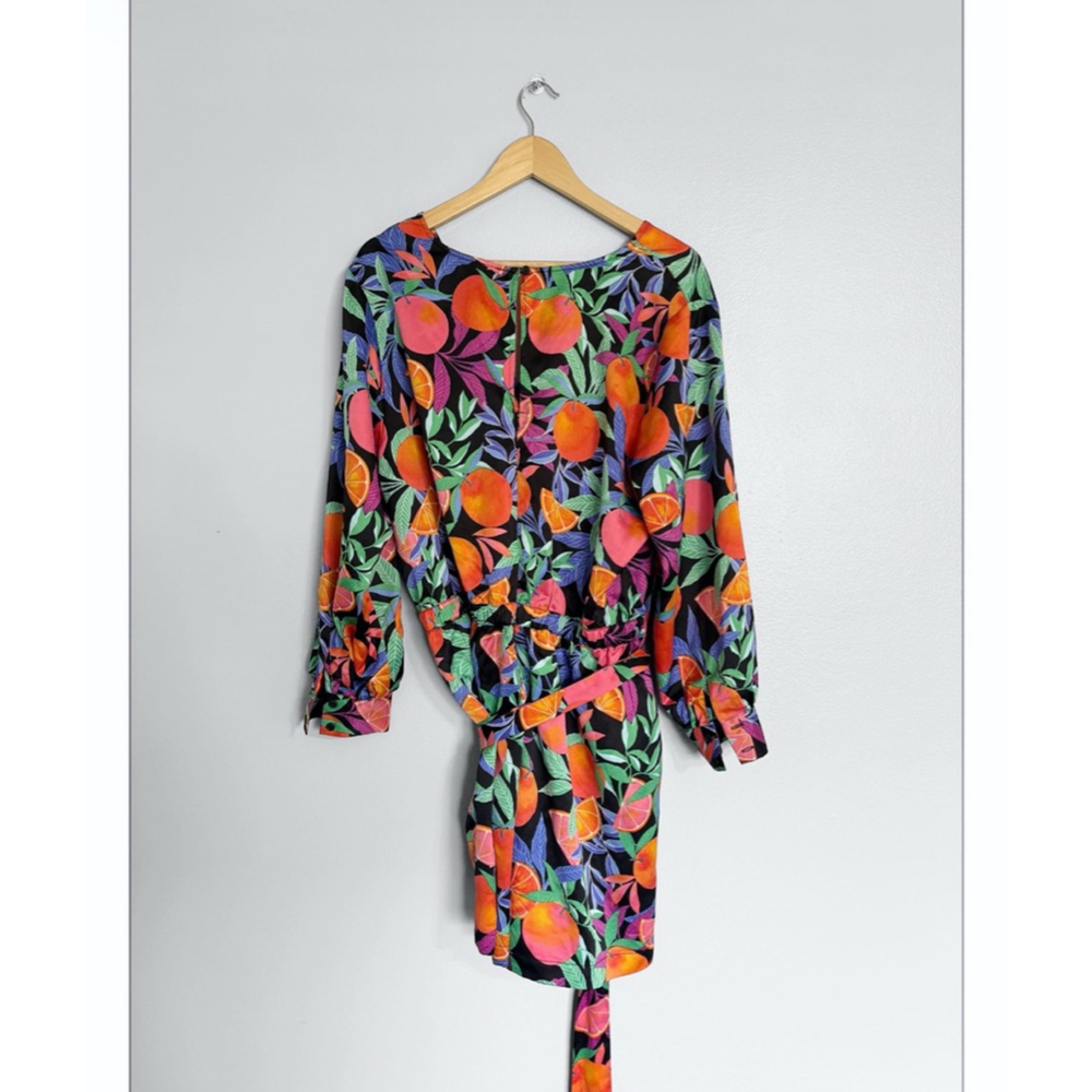 Nina Parker New! Floral Tropical Romper - Picture 4 of 7